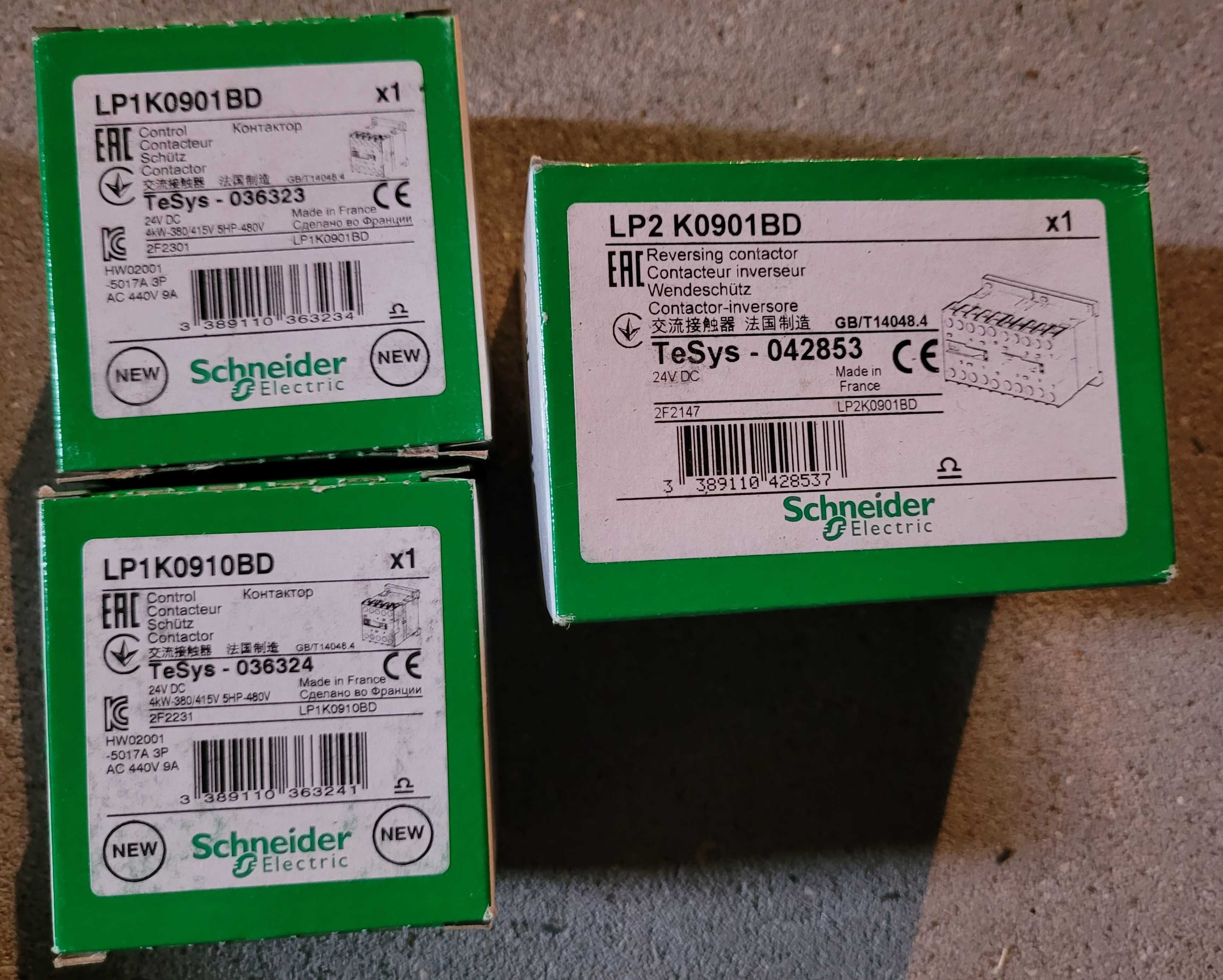 Stycznik Schneider LP1K0910BD LP1K0901BD, LP2K0901BD