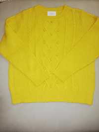 Camisola de malha amarelo torrado Springfield