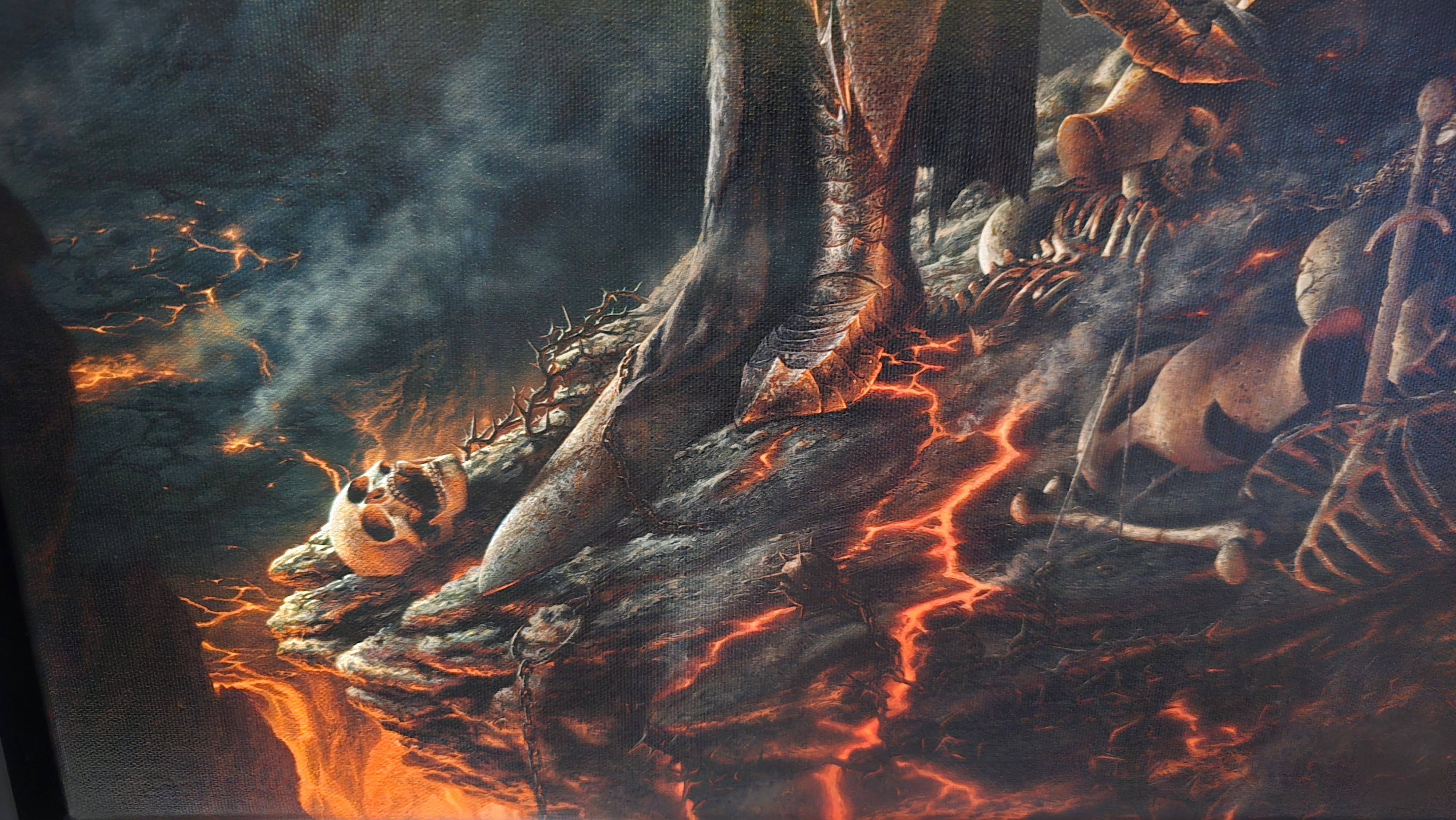 The Lord Of The Rings - Sauron by Jerry Vanderstelt Art Print