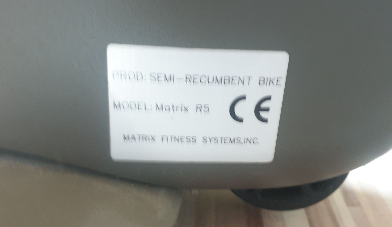 Rower treningowy poziomy