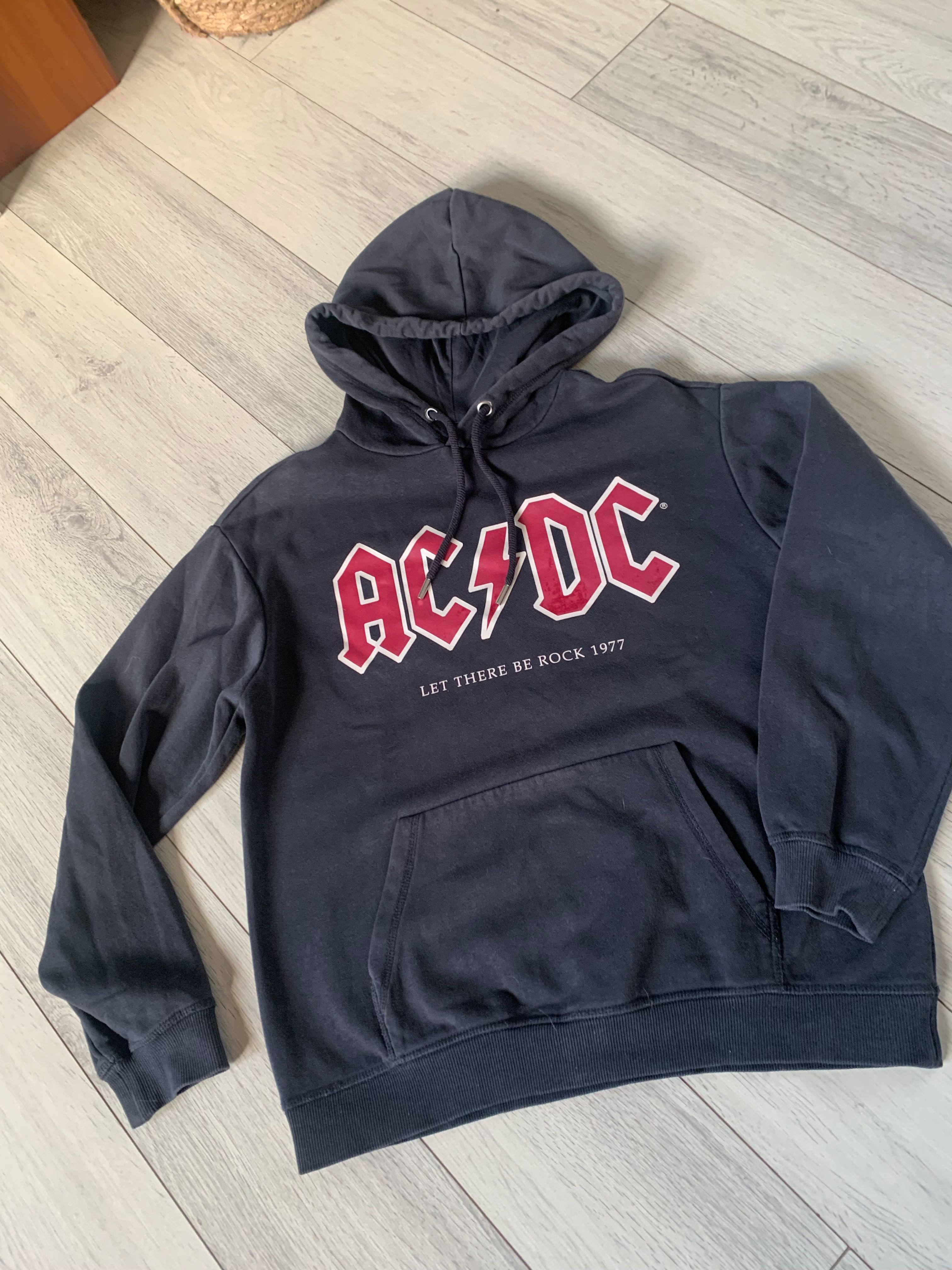 H&M bluza z kapturem damska AC/DC y2k rozm XS