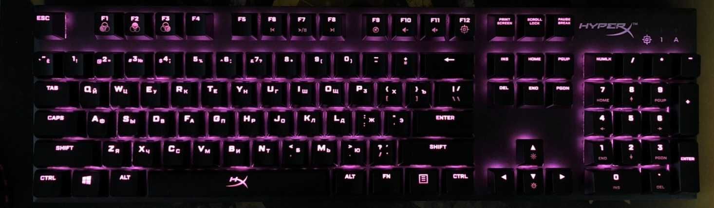 Продам клавиатуру HyperX Alloy FPS RGB Kailh Speed Silver