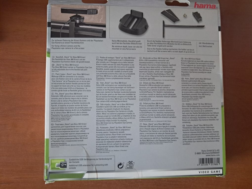 Podstawka do Xbox 360 Kinect +USB