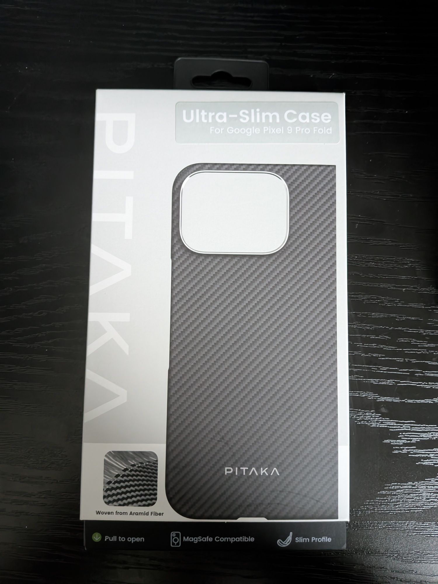 Pitaka MagEZ Case 5 – Google Pixel 9 Pro Fold (Black/Grey Twill)