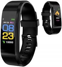 2 OPASKI Smartwatch M115 pomiar kroki, sen, ciśnienie, puls, kalorie,