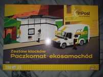 Klocki InPost Paczkomat+ekosamochód.