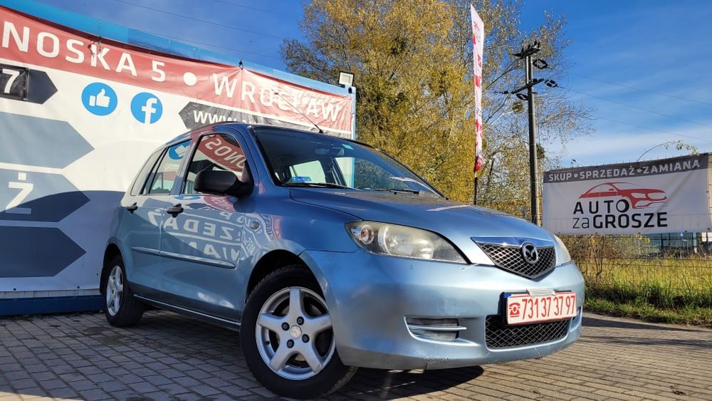 Mazda 2 1.4 Diesel//Elektryka//Alusy//Klima//Zamiana