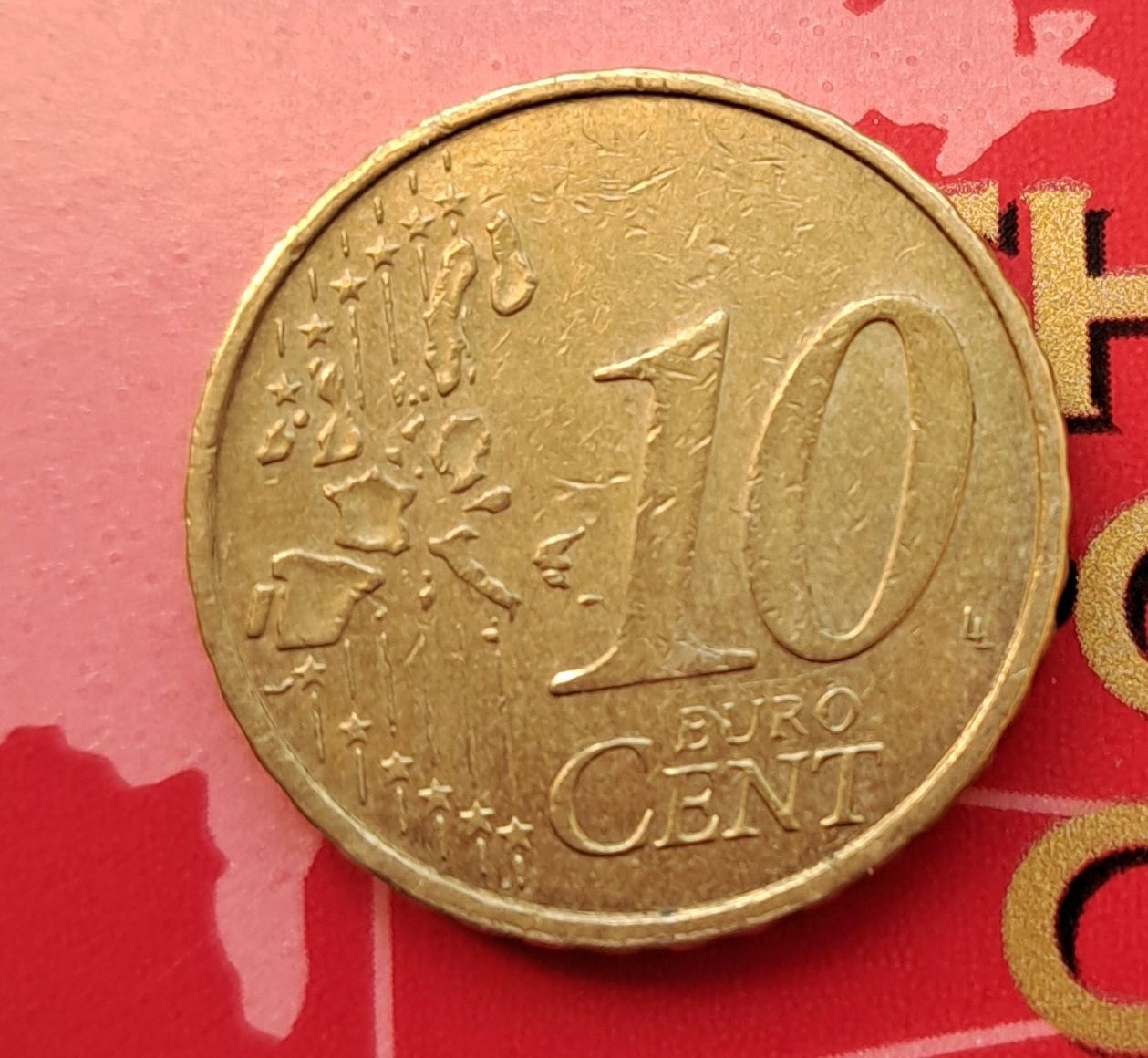 Moneta 10 euro cent 2002