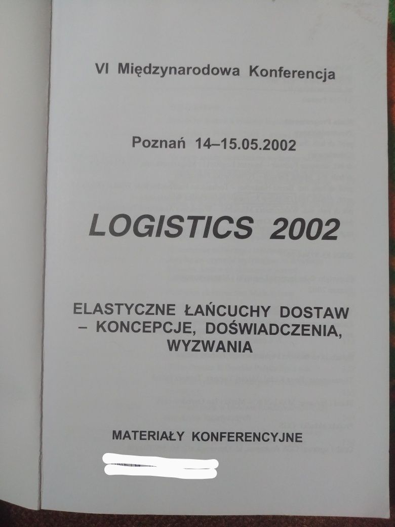 Elastyczne łańcuchy dostaw Logistics 2002