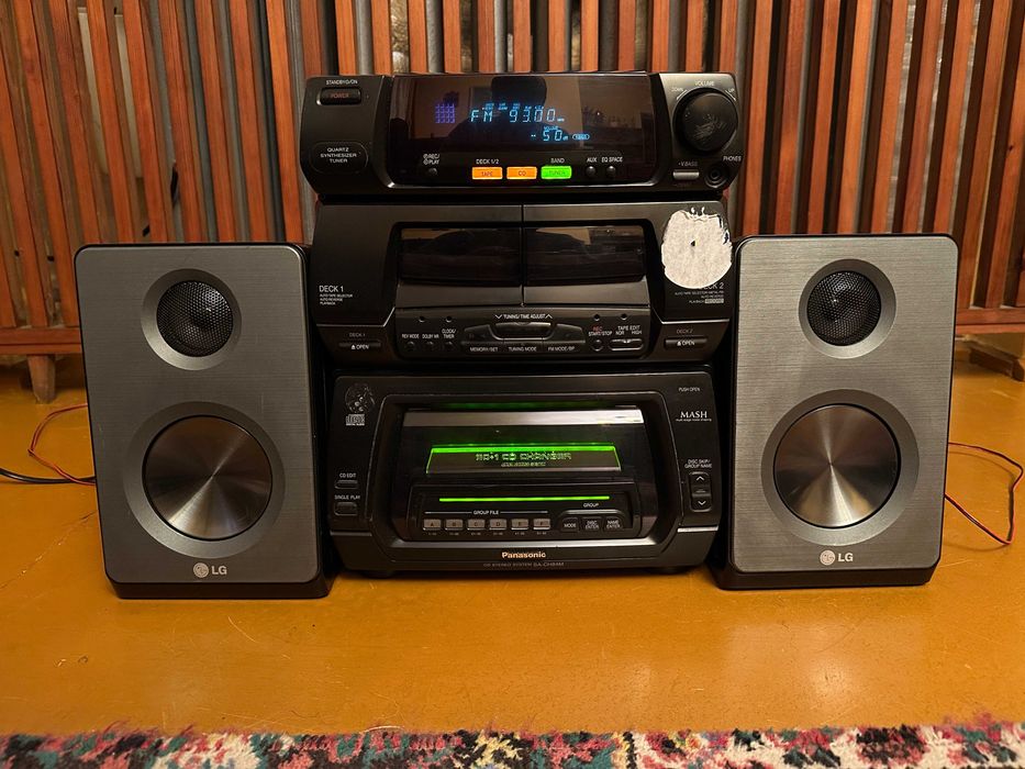 Wieża Panasonic SA-CH84M+Kolumny LG