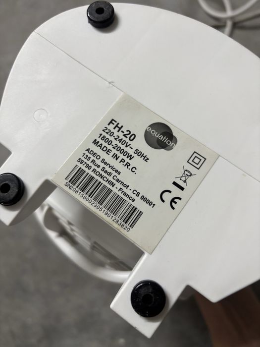 Conjunto de 3 termoventiladores