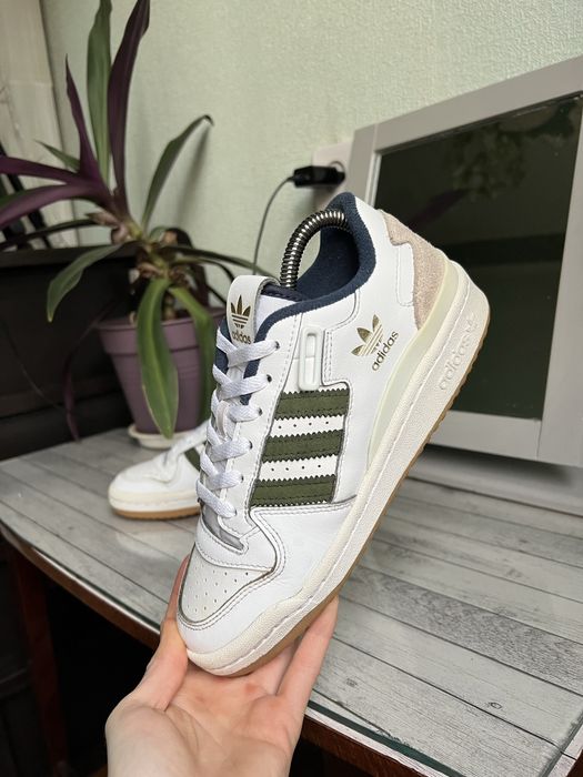Adidas Forum Low  Женские кожаные кроссовки-кеды