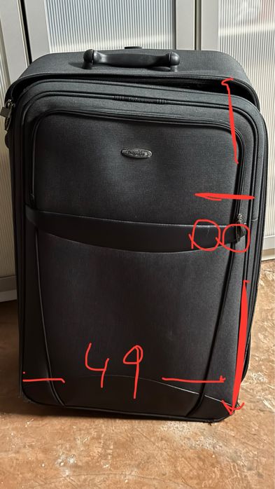 Conjunto de 3 malas viagem