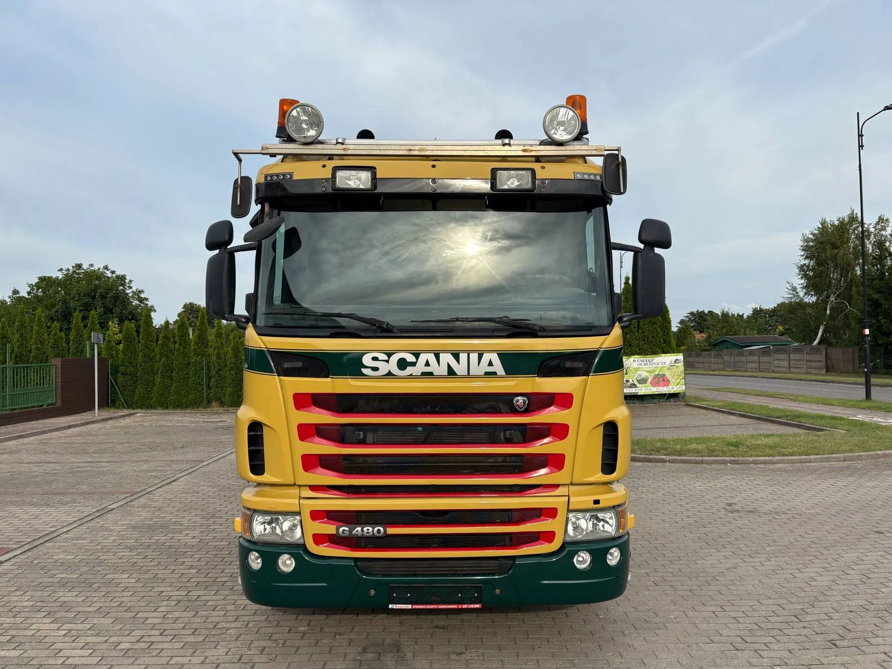 Scania G480 8x4 TRIDEM HDS FASSI F455 ŻURAW CRANE  Max. 13.500 kg, 16,9 m - 2060 kg