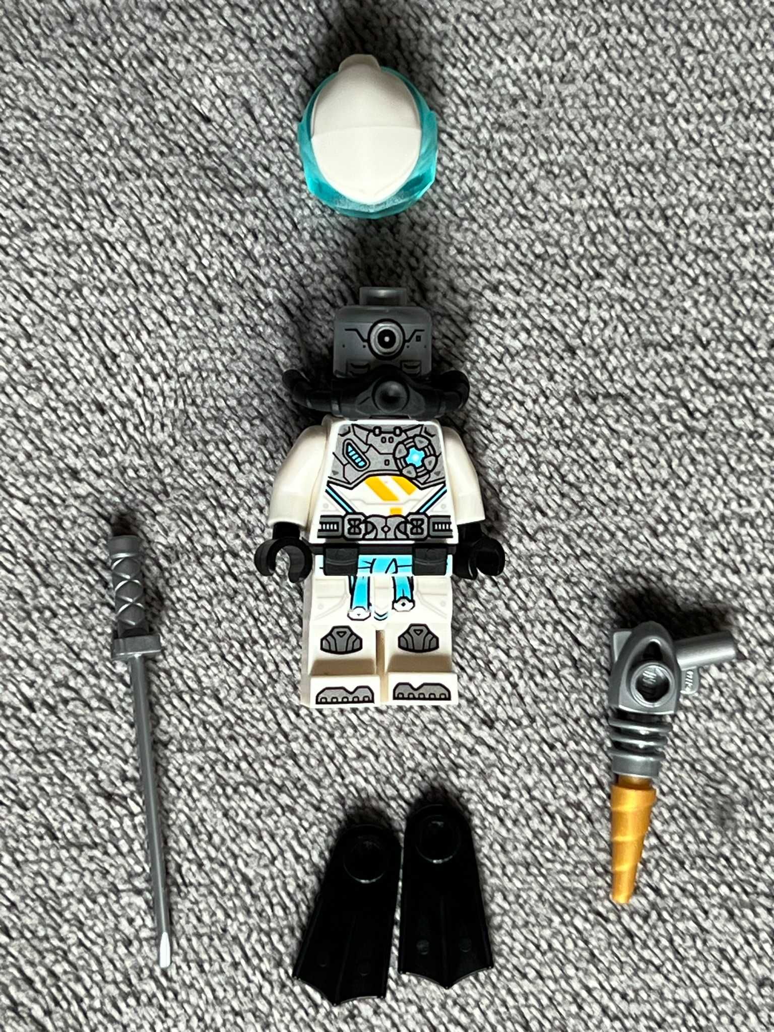 Lego Minifigurka Ninjago Seabound Zane Sprzęt do nurkowania NJO699