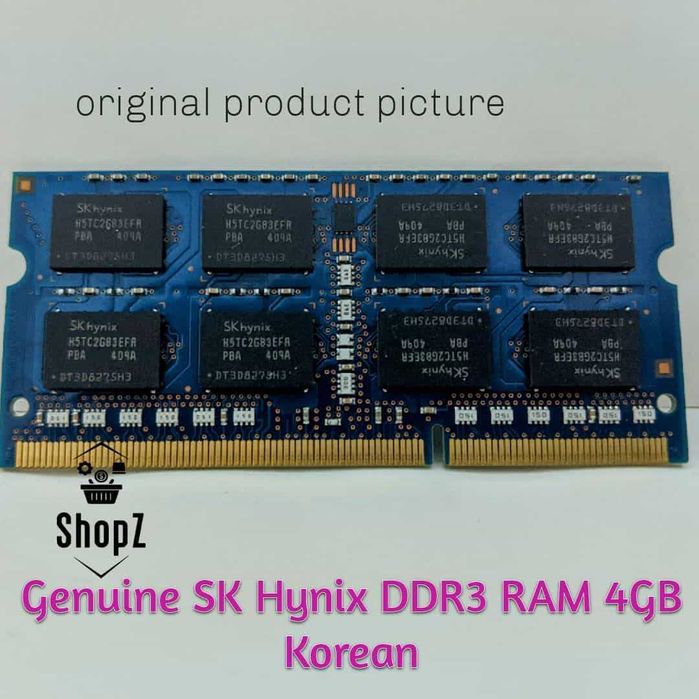Memória RAM Portátil DDR3L 4GB – Micron & SK Hynix