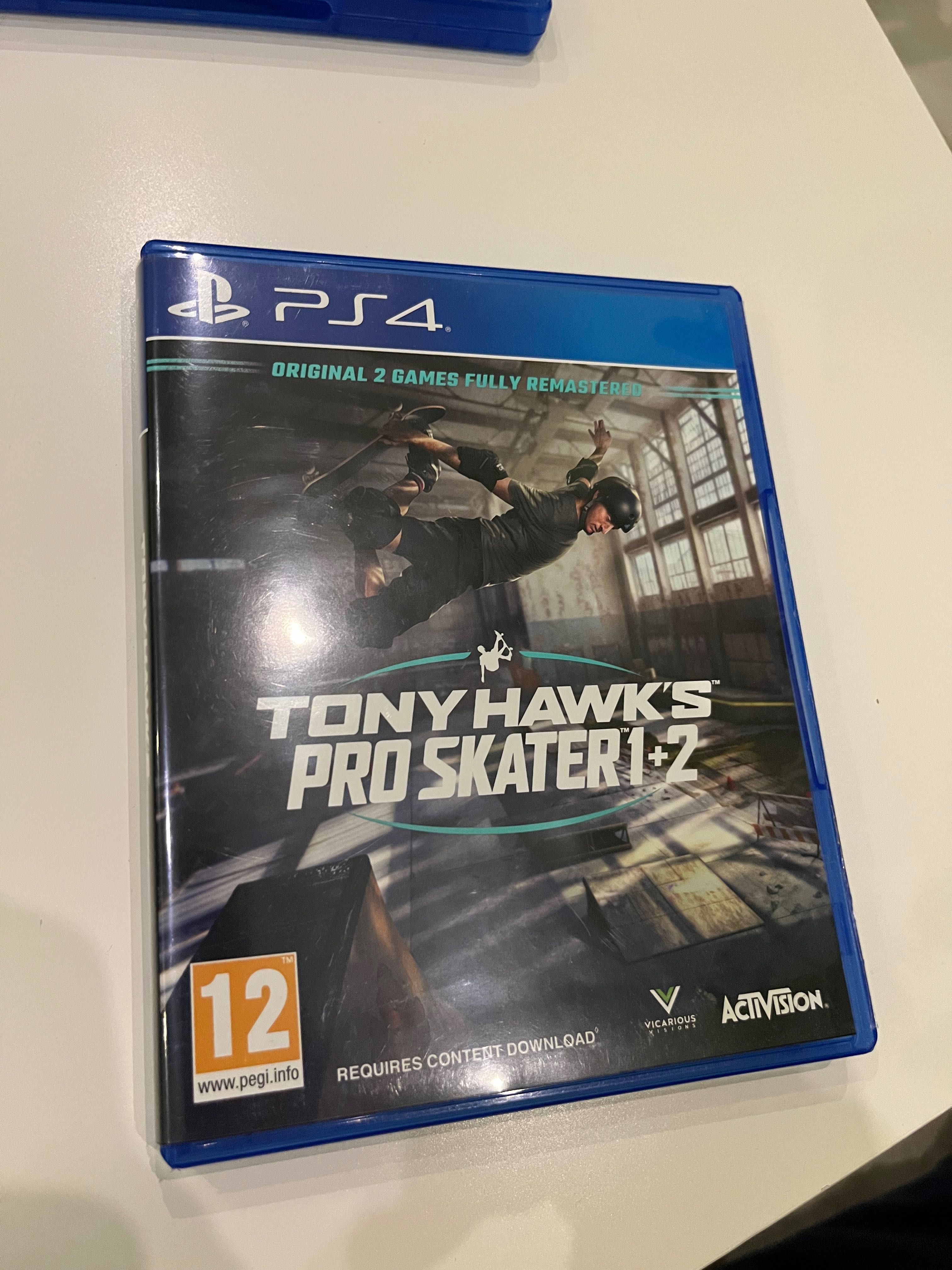 Tony hawk’s pro skater 1+2 na ps4