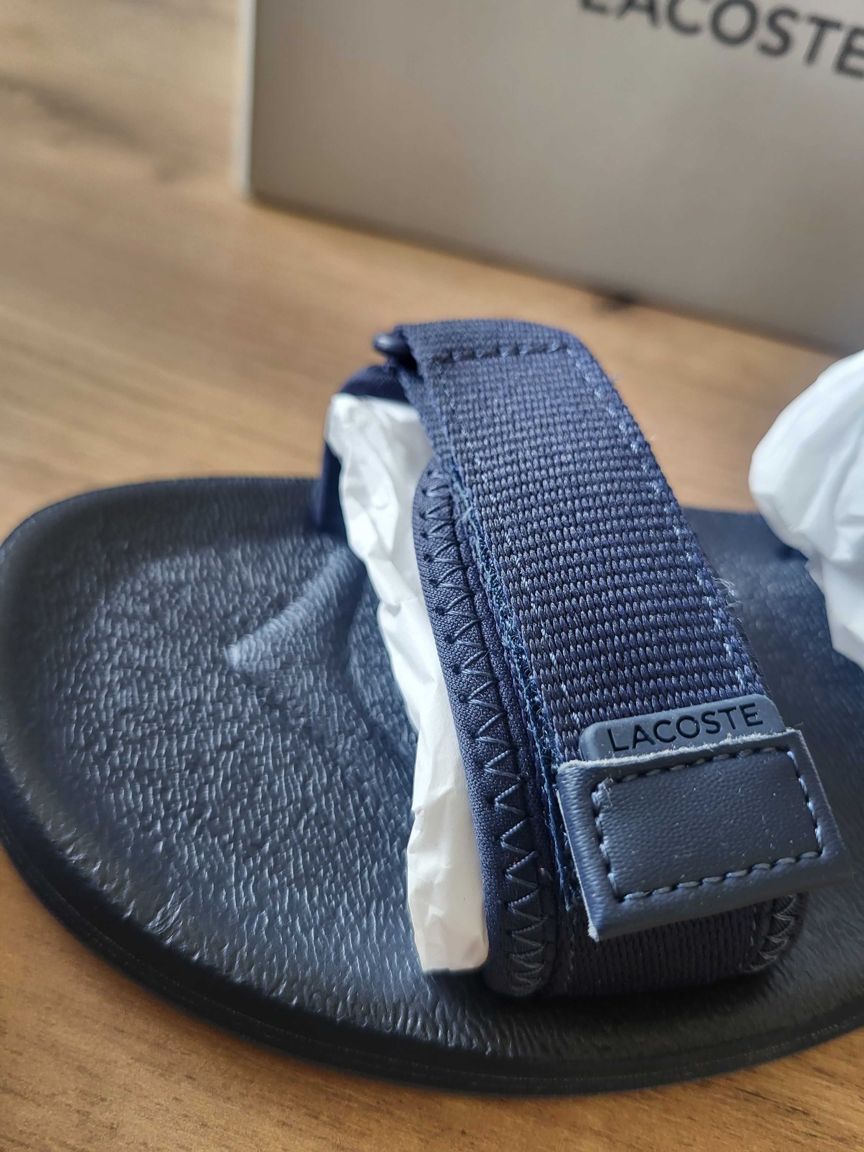 Sandały klapki Lacoste rozmiar 39,5 oraz 43