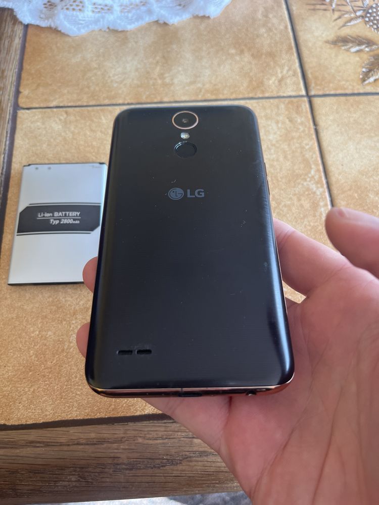 Telefon LG k10 2017 jak nowy druga Bateria Etui