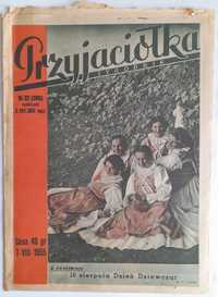 PRZYJACIÓŁKA 32 / 1955 okładka - Dzień Dziewcząt