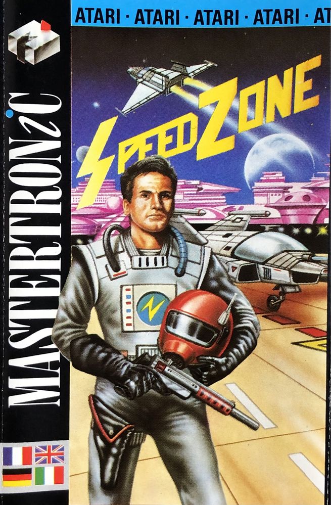 Gra Speed Zone kaseta magnetofonowa ATARI XL XE 8-bit retro arcade cib