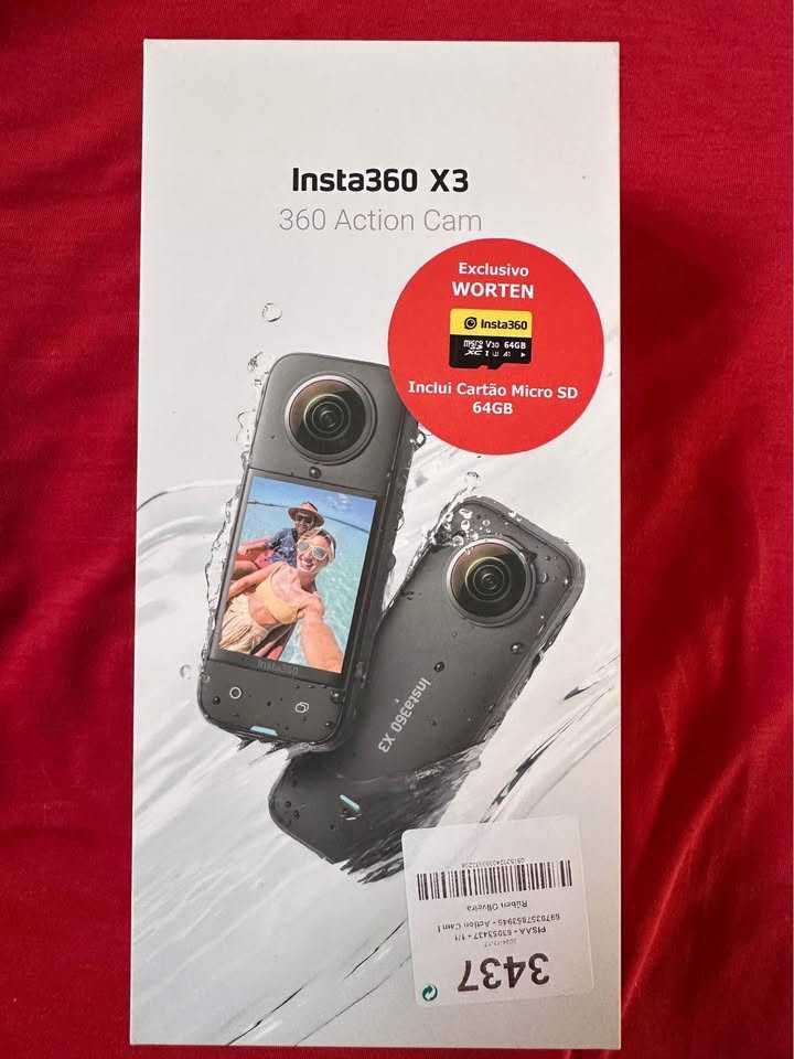 Câmara Insta 360 X3