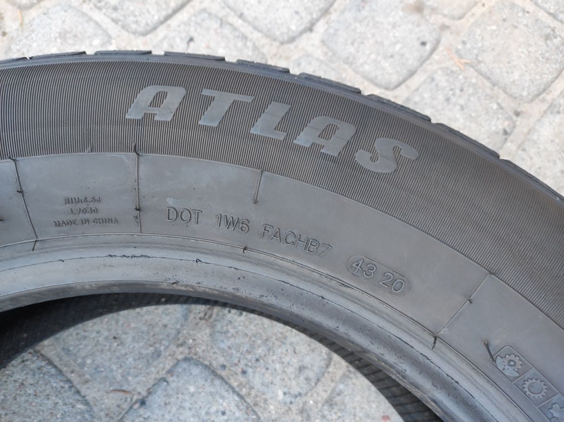 225.60.17 dwie opony wieloseonowe Atlas dot 2020