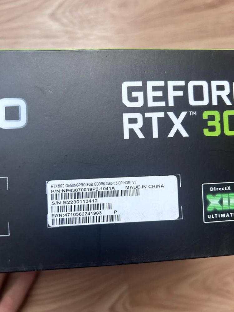 Palit GeForce RTX 3070 Gaming Pro 8GB