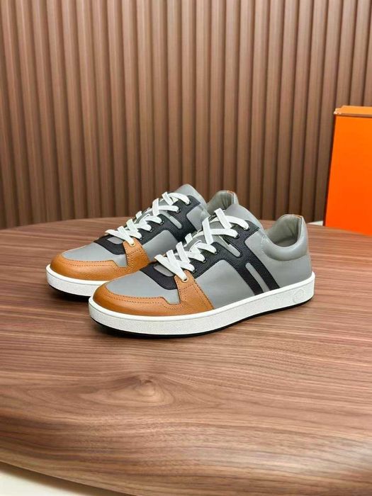 HERMES Join – Tênis Casual em Couro, Tamanho Personalizado