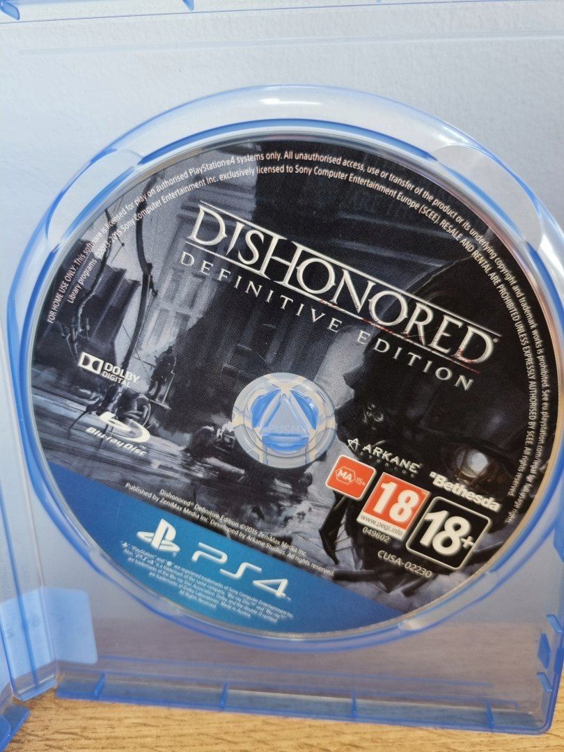 Gra Dishonored: Definitive Edition Playstation 4 Ps4 Używana