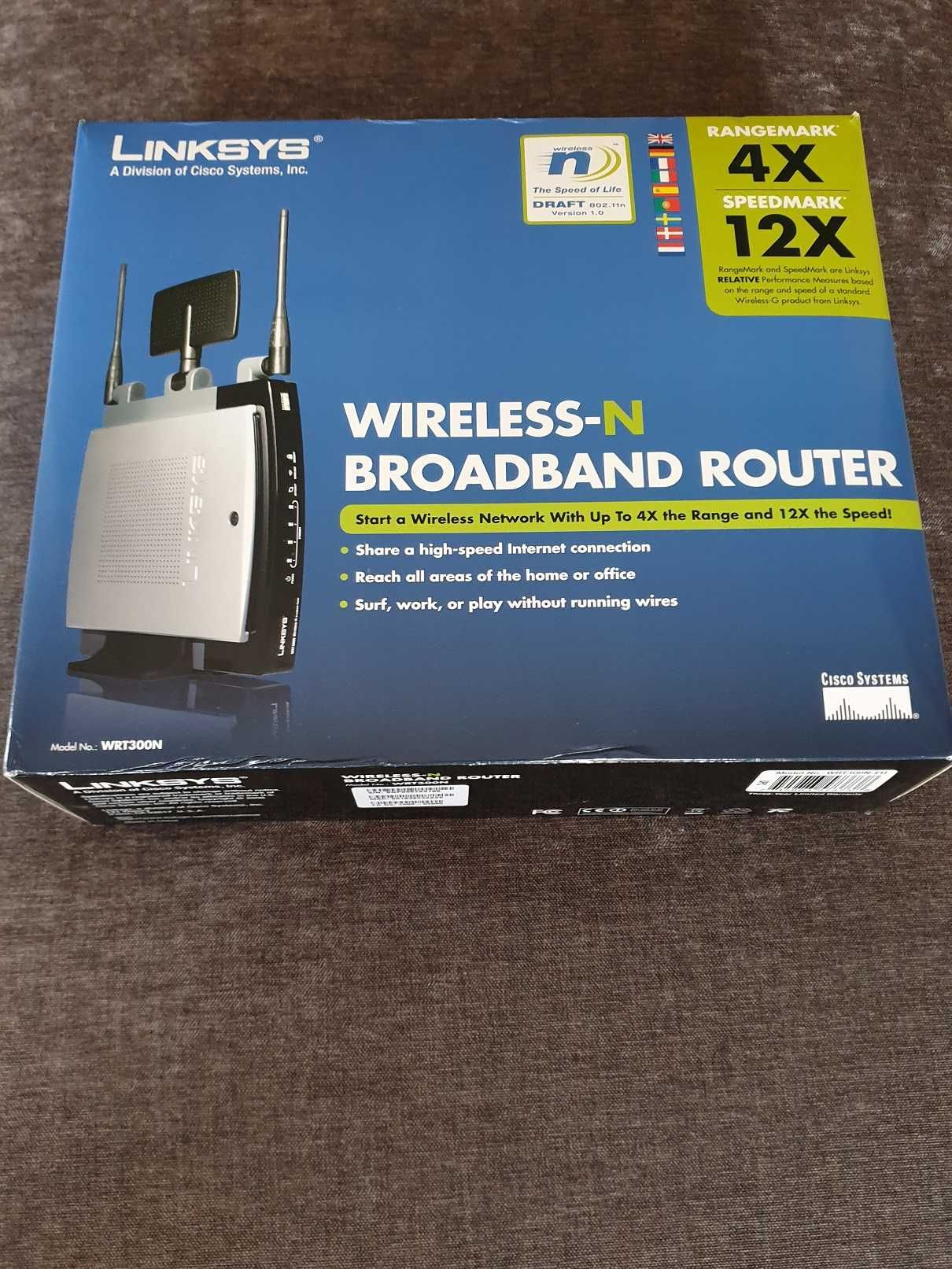 Router Wifi LinkSys WRT300N