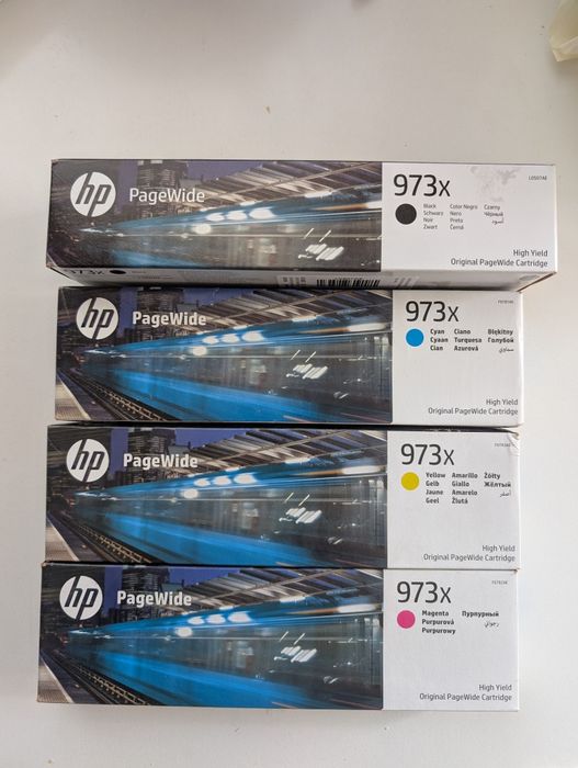 Картриджі для принтера HP 973X (Black, Magenta, Yellow, Cyan)
