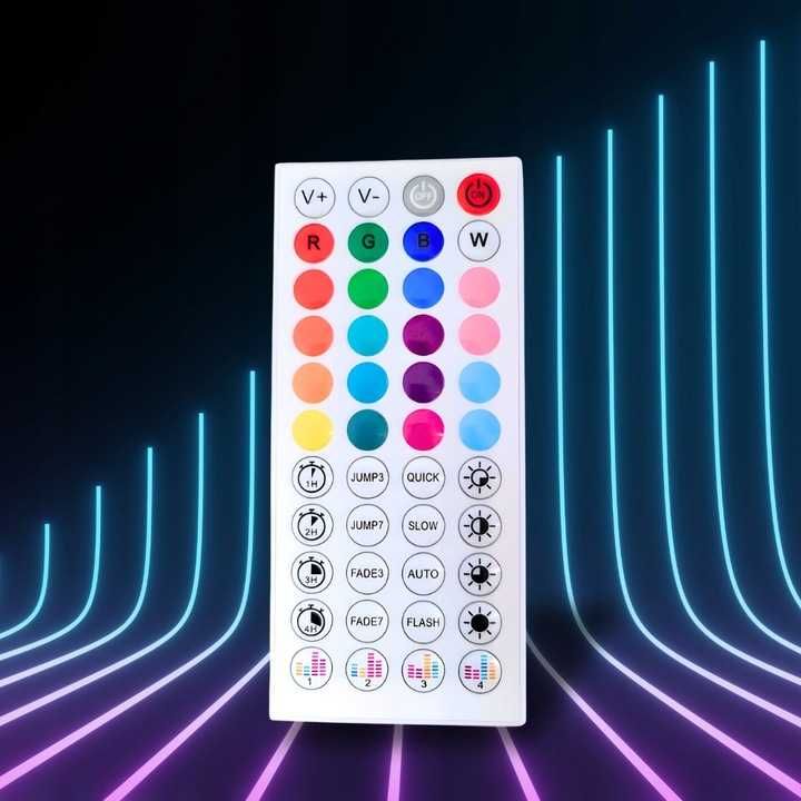 Taśma LED RGB 10m Neon Kolorowa Aplikacja Bluetooth Mocna Pasek Listwa