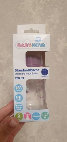 Новая детская бутылочка Baby nova для девочки