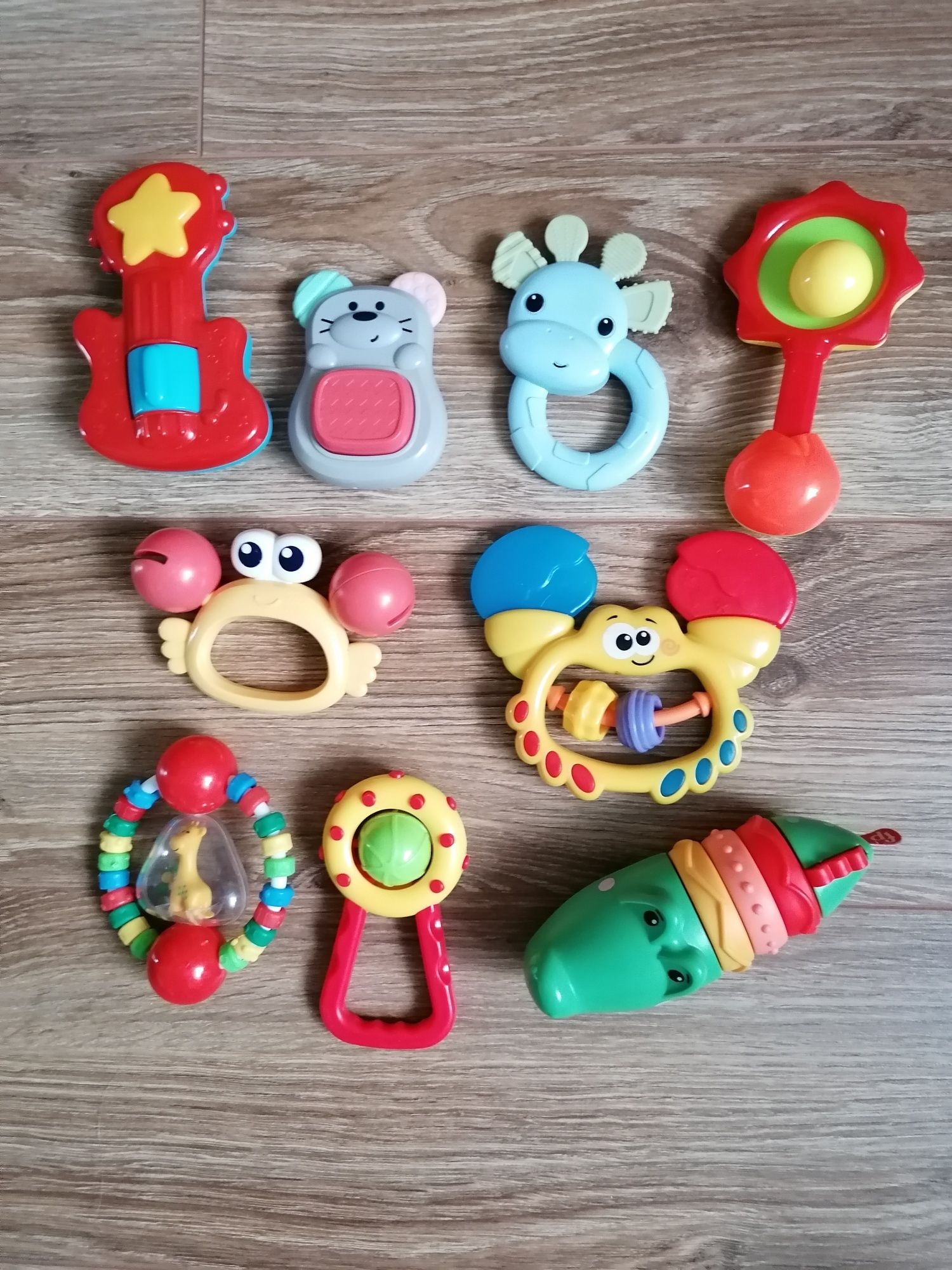 Zestaw grzechotek dla niemowlaka