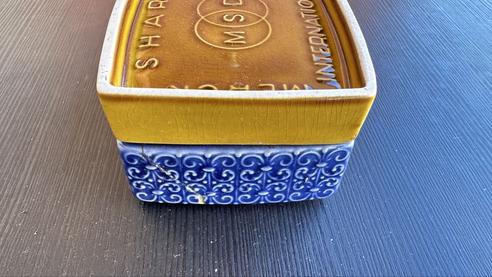 Caixa Cerâmica Merck Sharp & Dohme