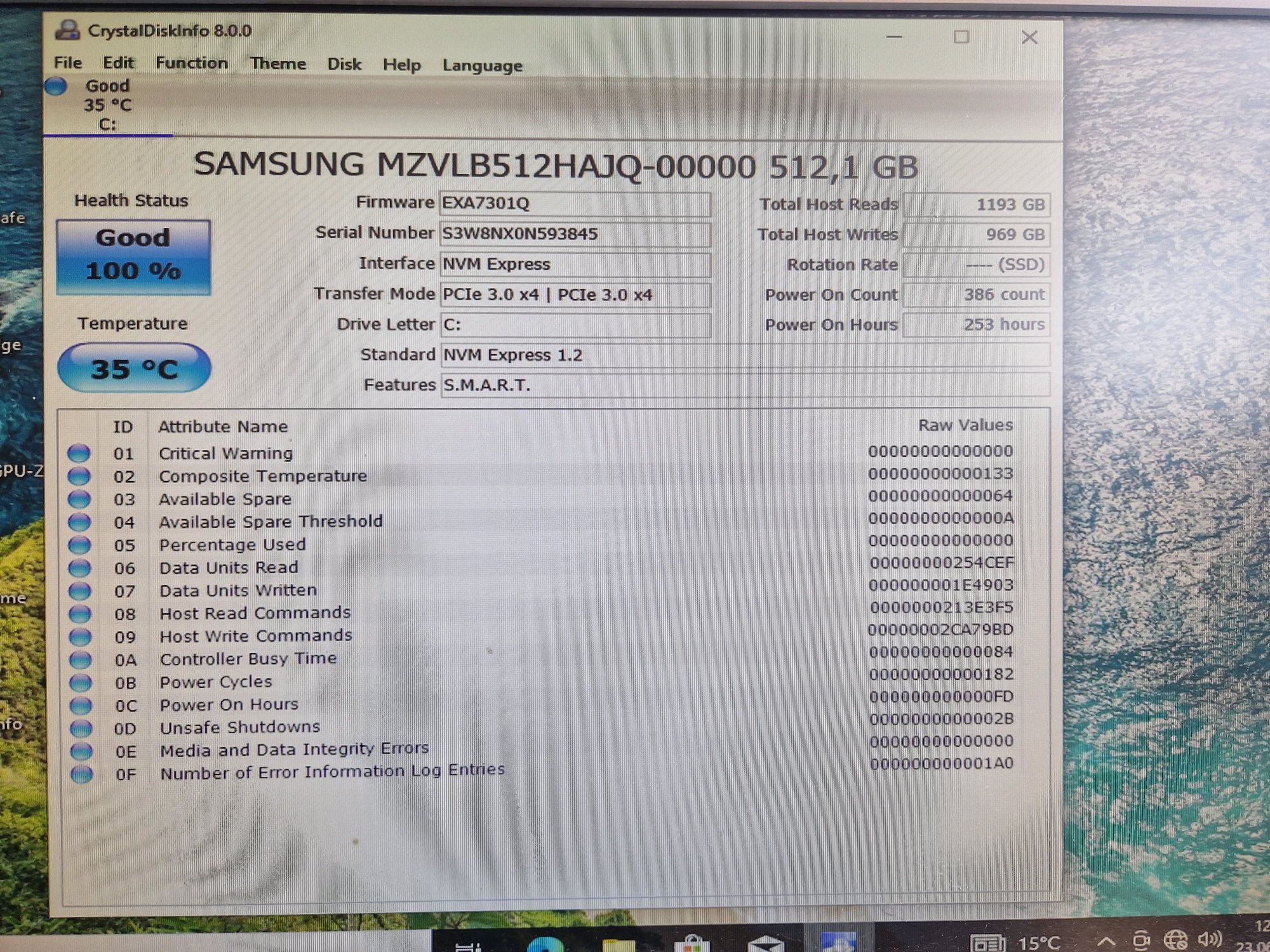 Ssd m.2 Nvme Samsung 512gb