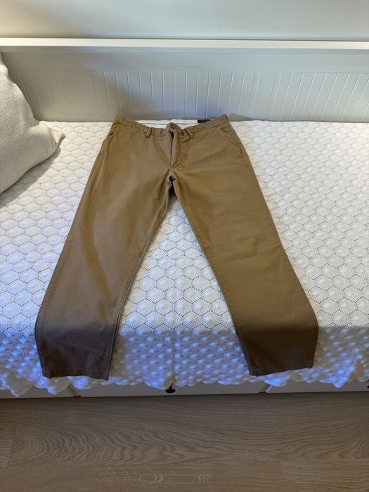 Calças Polo Ralph Lauren castanho claro