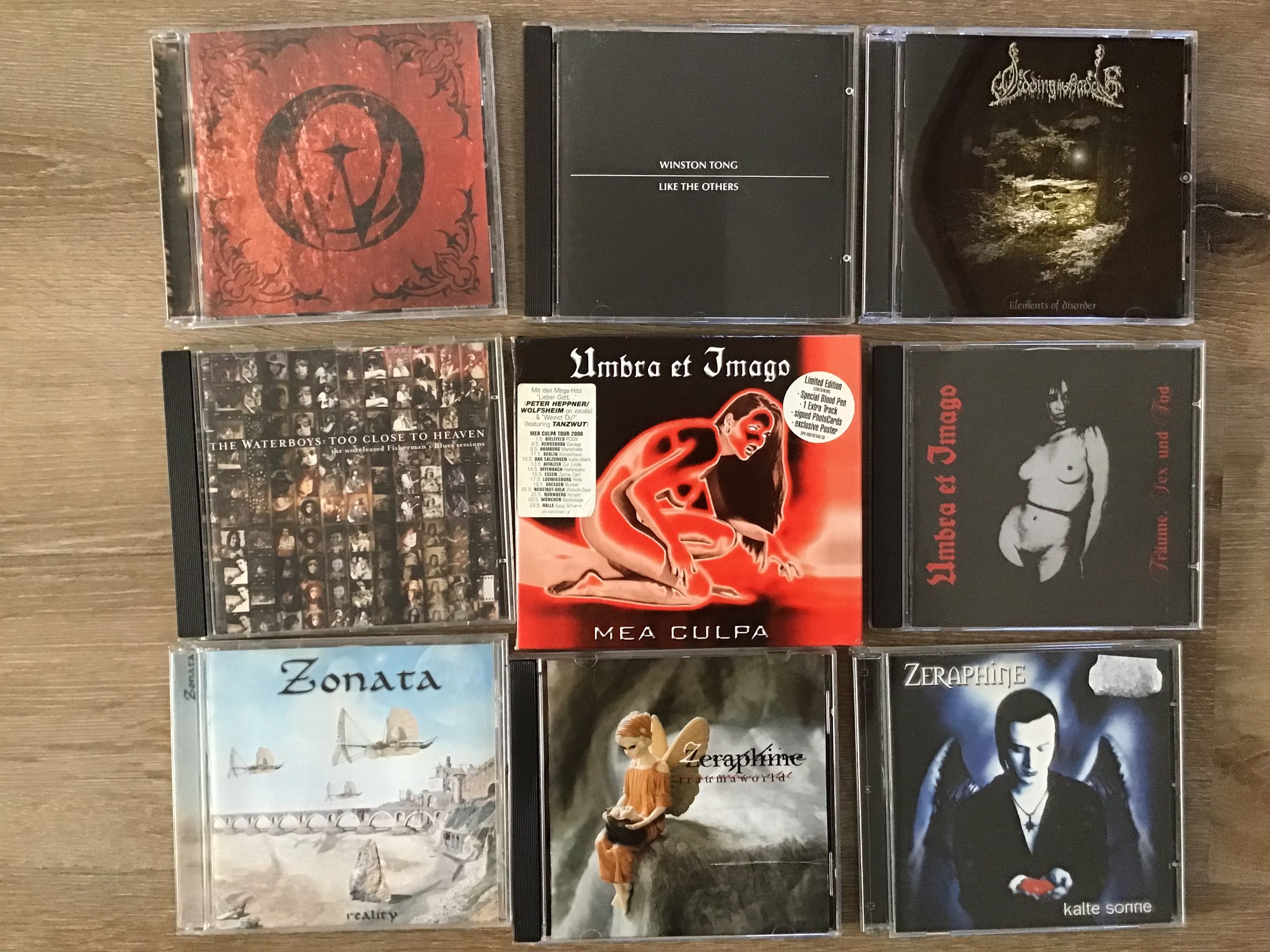 CDs metal, rock letras U+V+ X + Y + Z Actualizada