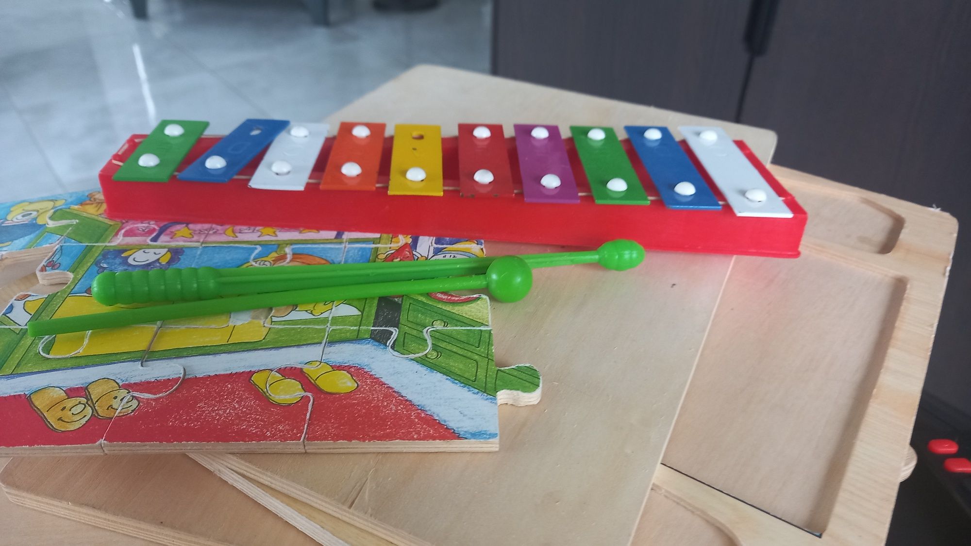 Cymbałki instrument do gry dla dzieci