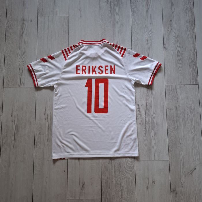 Koszulka Dania DBU Eriksen 10 M L męska piłka reprezentacja football
