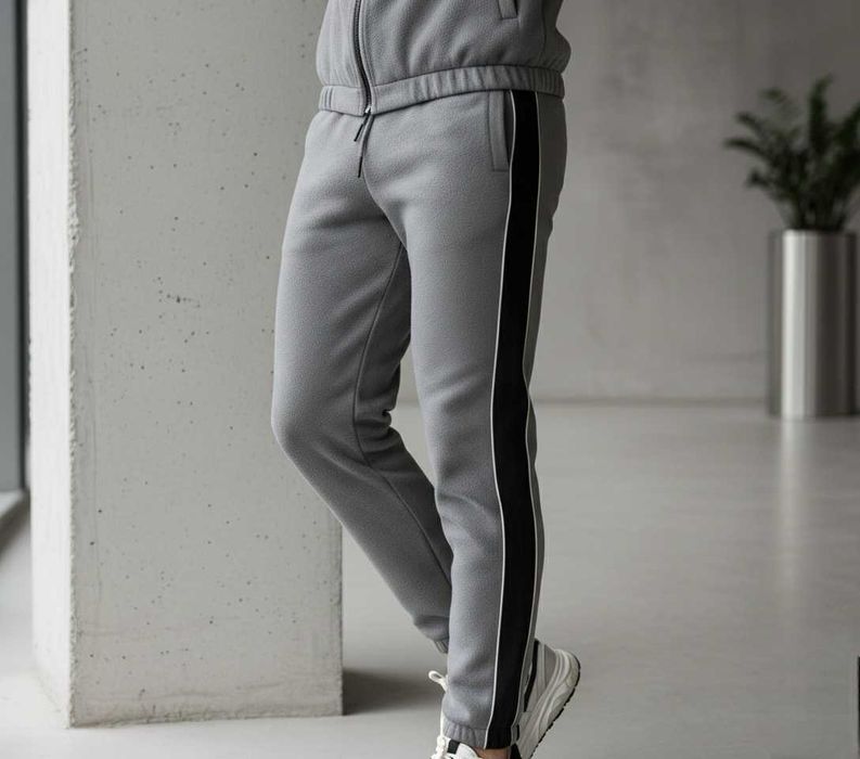 Чоловічий флісовий спортивний костюм Storm-Grey