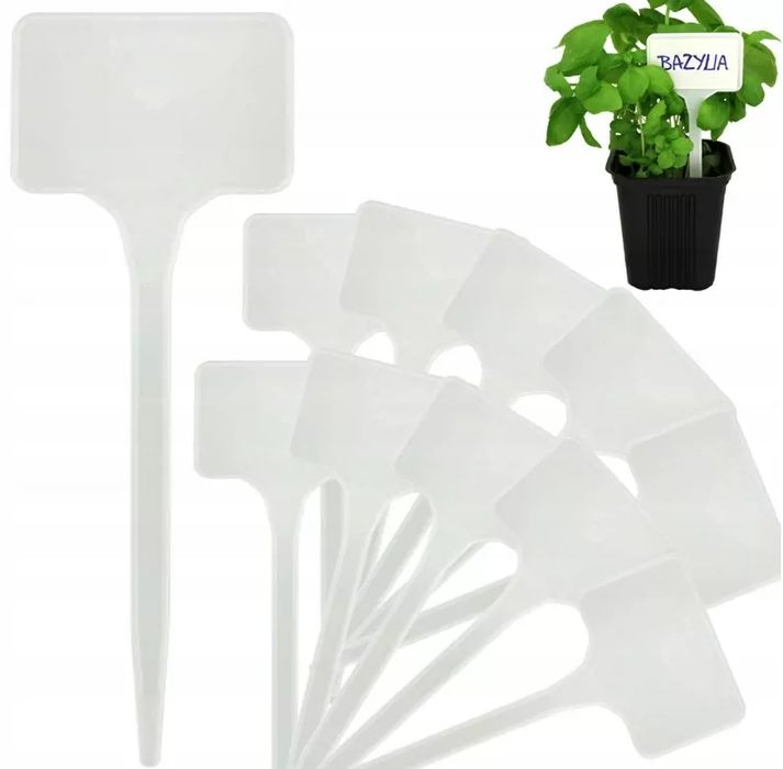 tabliczki etykiety do opisywania roślin kwiatów warzyw sadzonek 10 szt