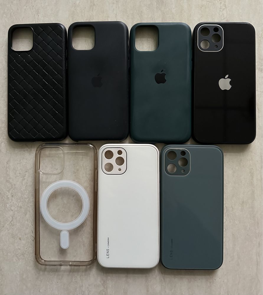 Продам чехлы на iPhone 11 pro б/у