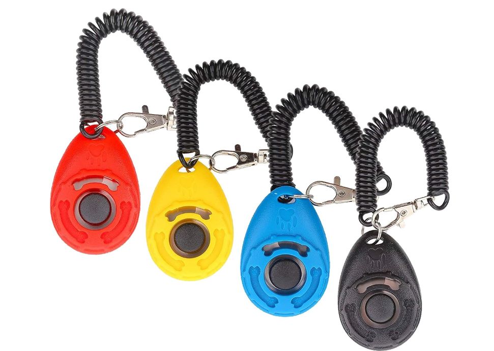 kliker treningowy z opaską szkoleniowy 4szt