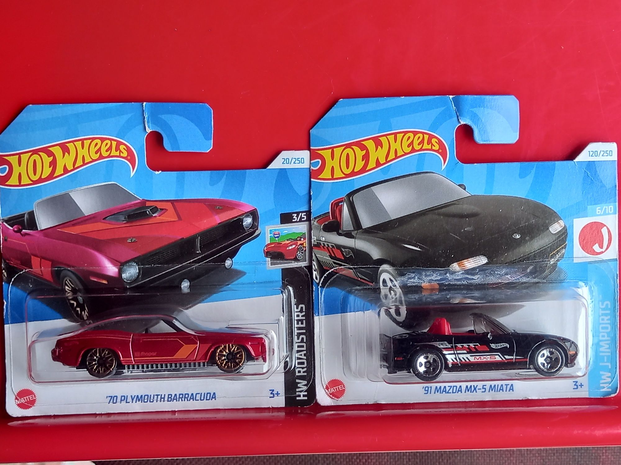 Conjunto 2 miniaturas hot wheels