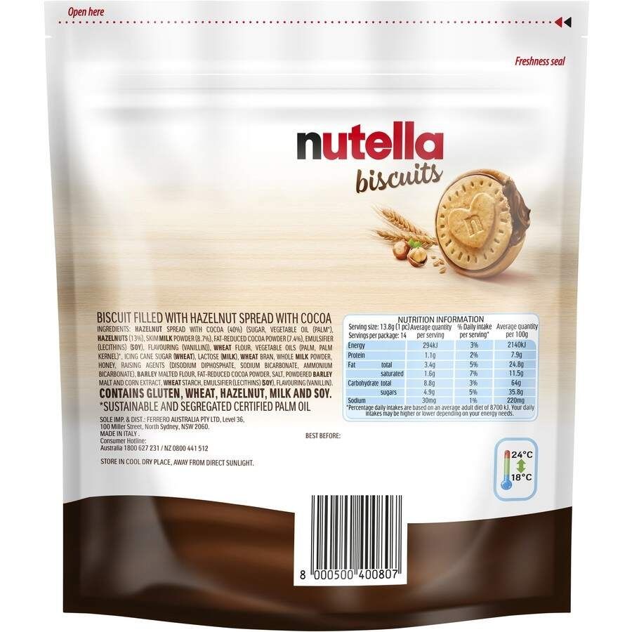 Печиво Nutella Biscuits 304г