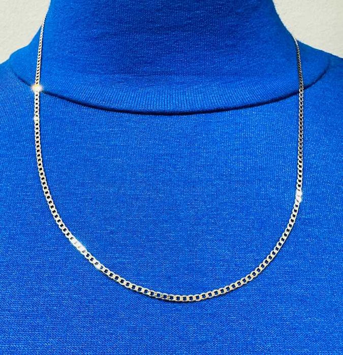 ZŁOTY ŁAŃCUSZEK PANCERKA złoto pr.585 45 cm kuty na prezent