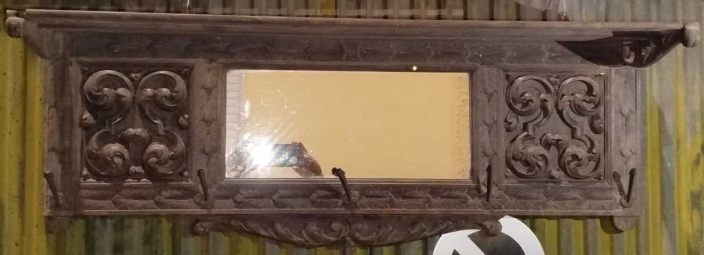 Cabide Antigo em pau santo e ferro