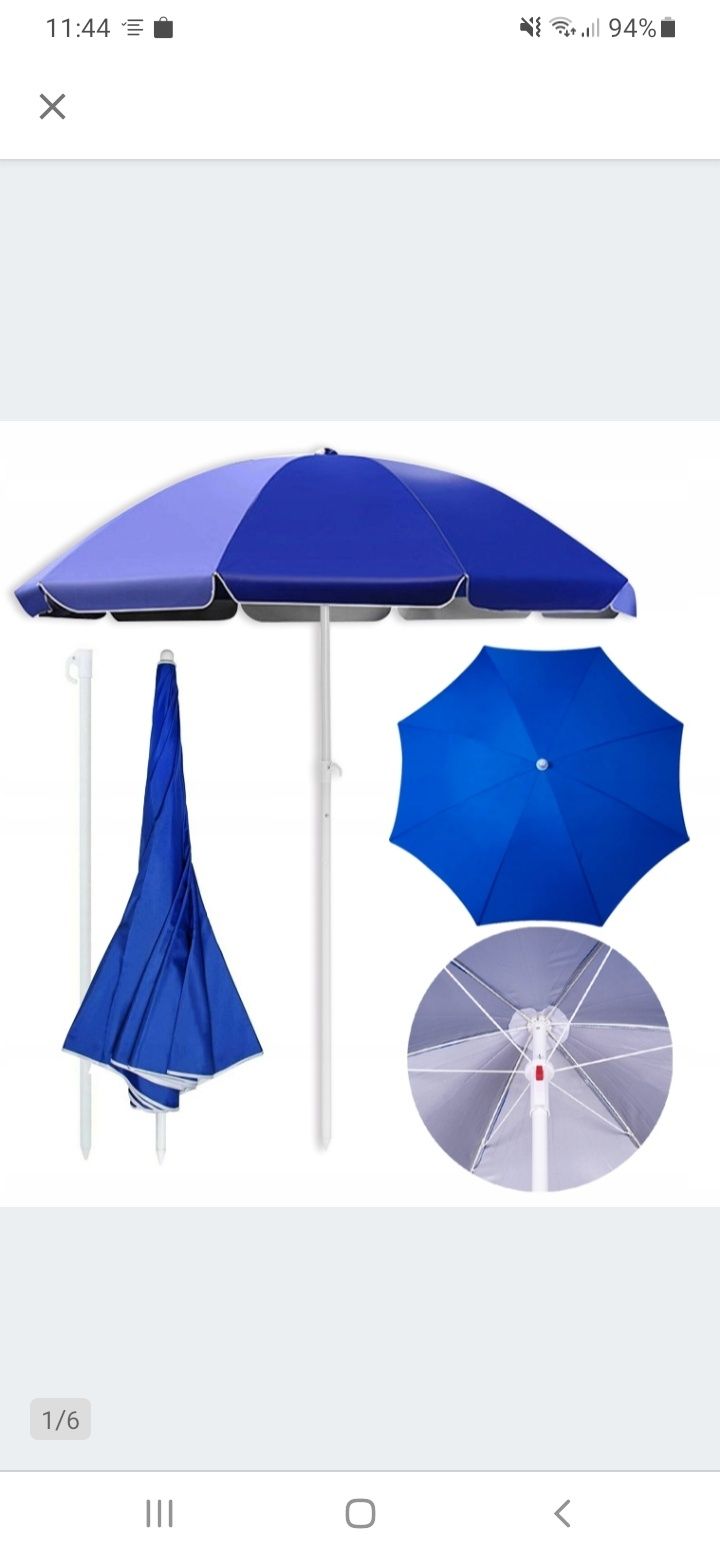 Parasol plażowy UV